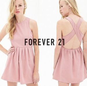2 For 20$🛍 Forever 21 Woven Crisscross Back Dress